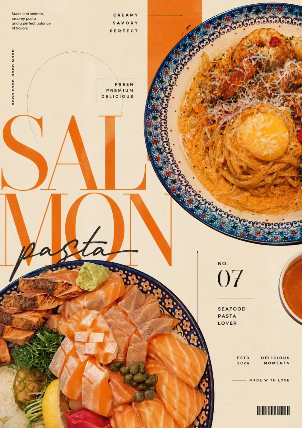 감성 식당/카페 포스터 제작 썸네일 1